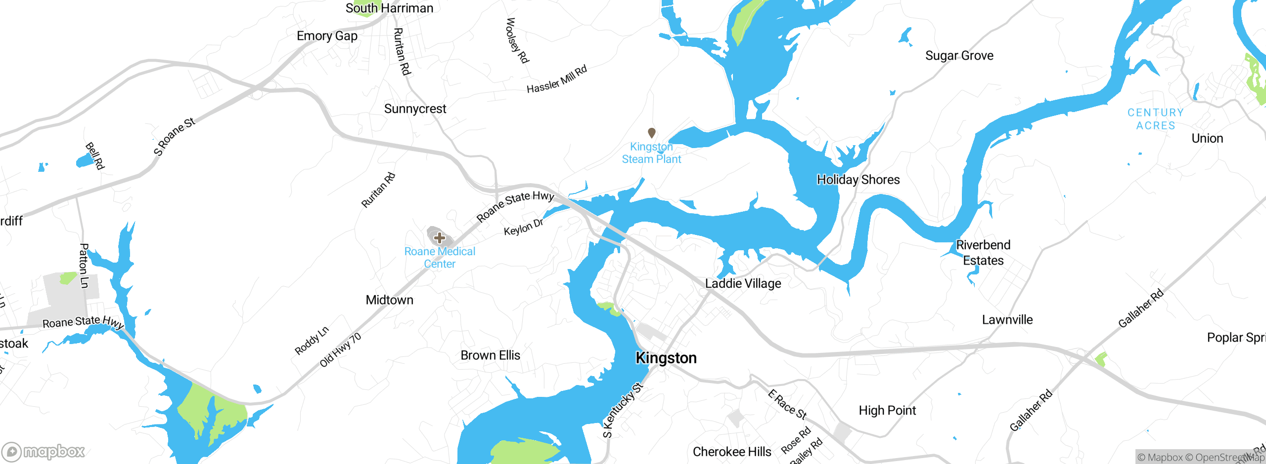 Map showing approximate location