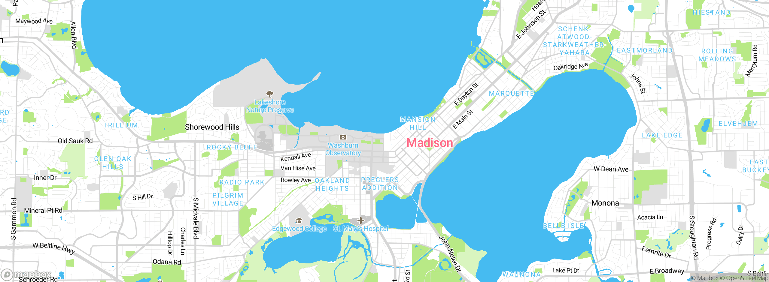 Map showing approximate location