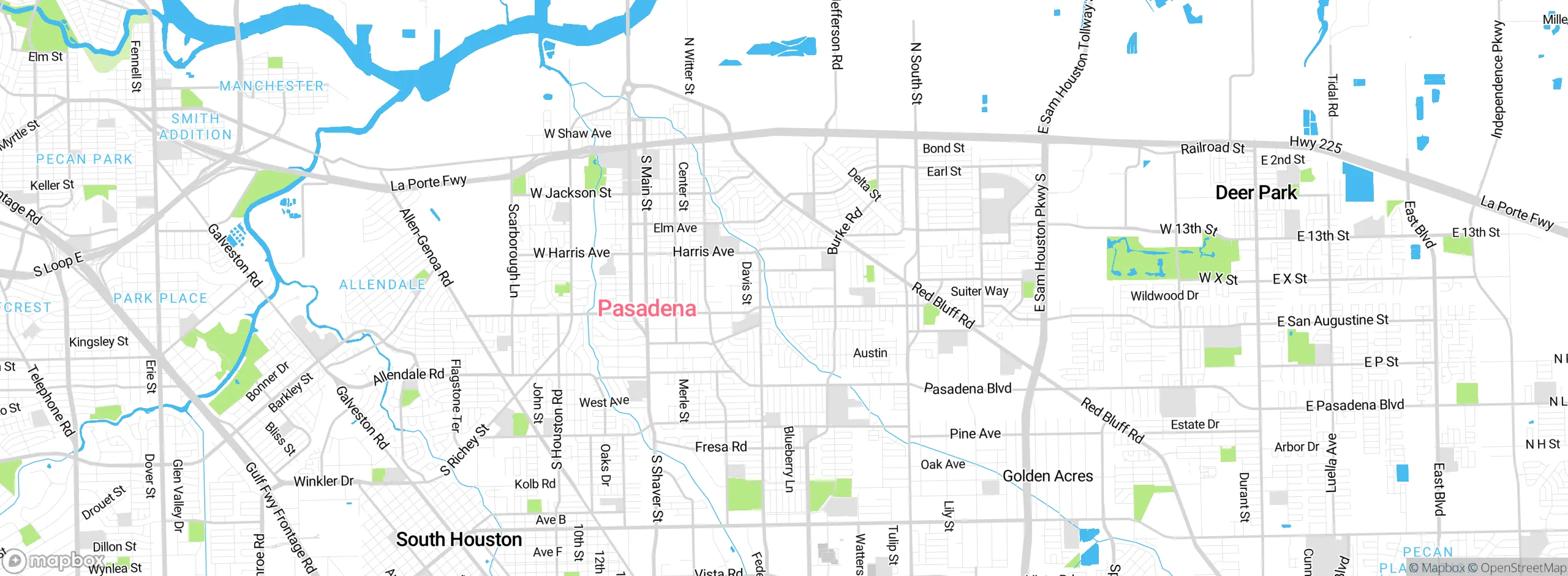 Map showing approximate location