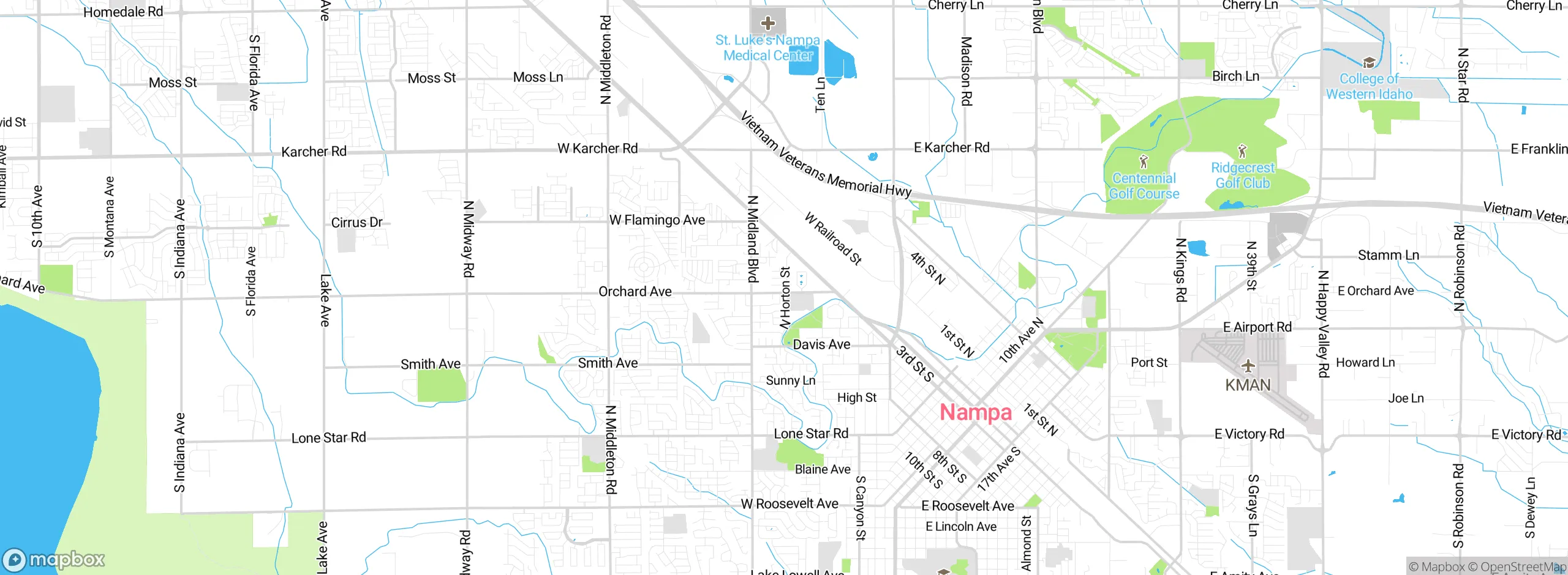 Map showing approximate location