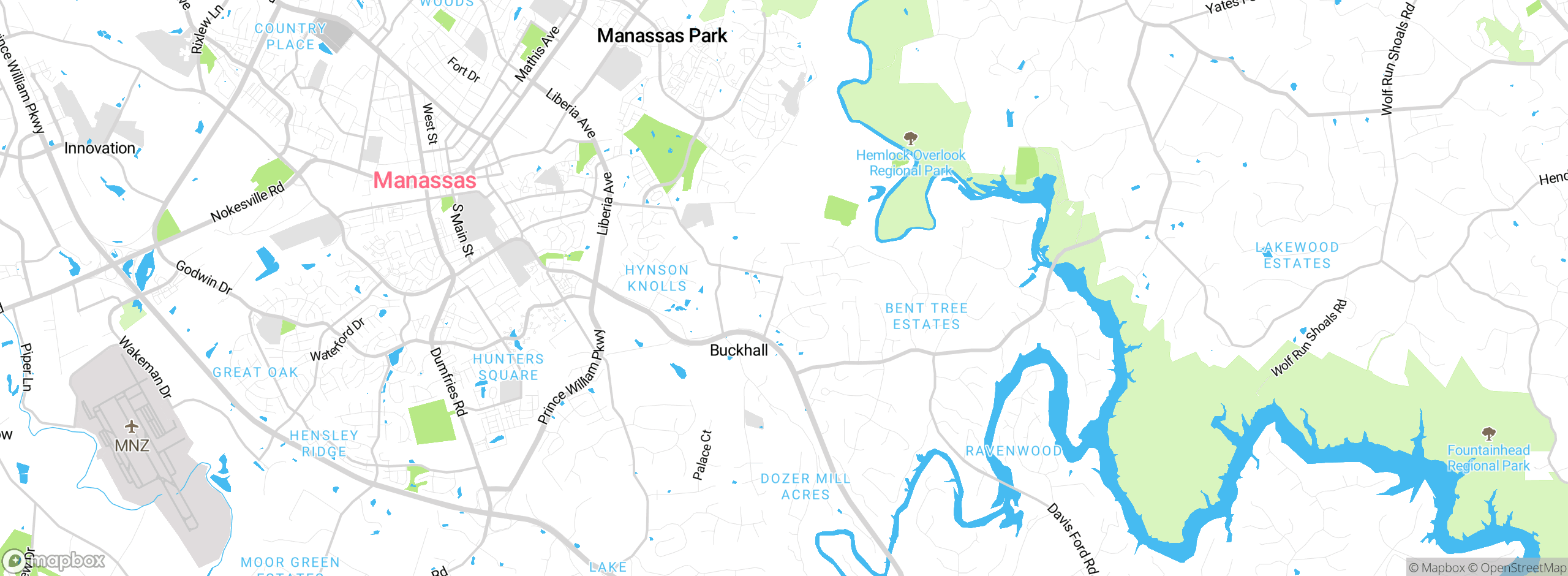 Map showing approximate location