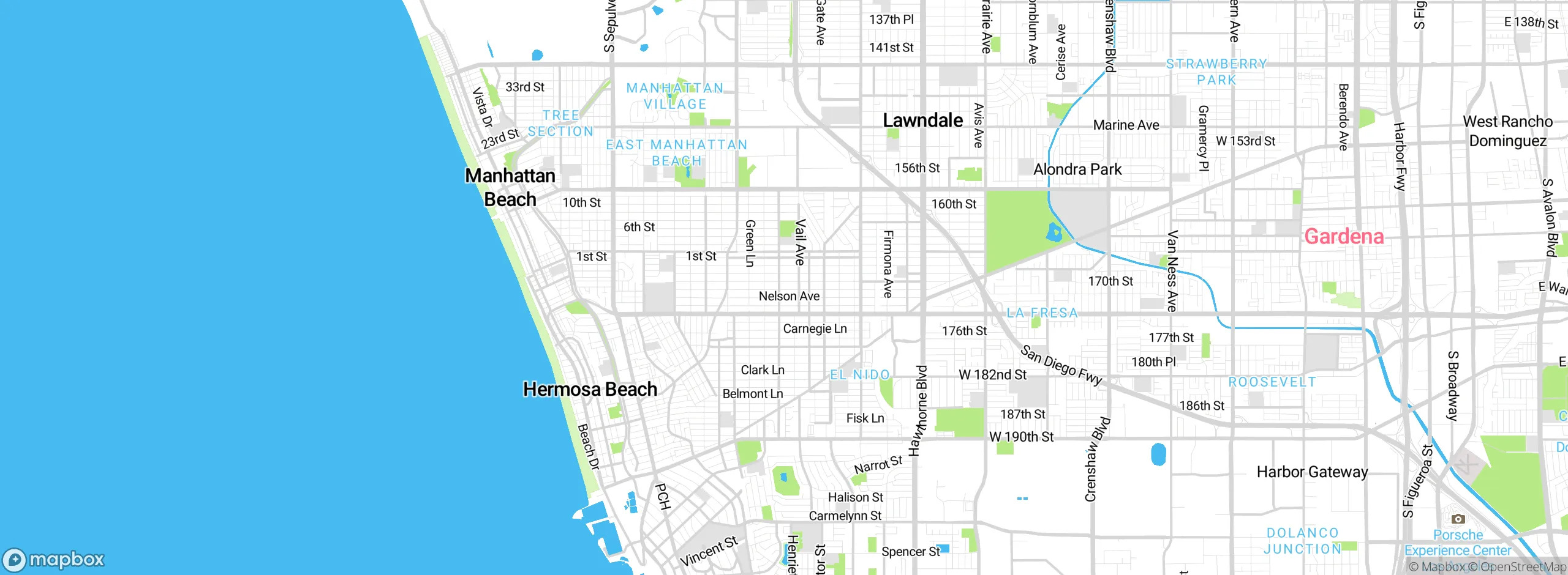 Map showing approximate location