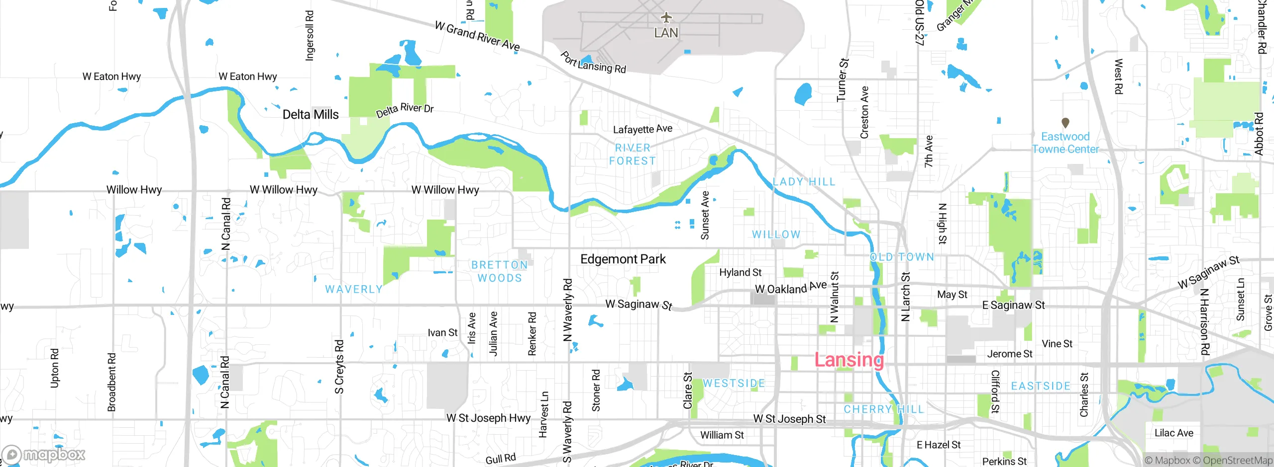 Map showing approximate location