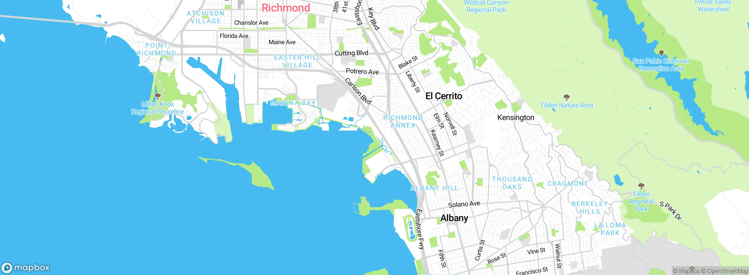 Map showing approximate location
