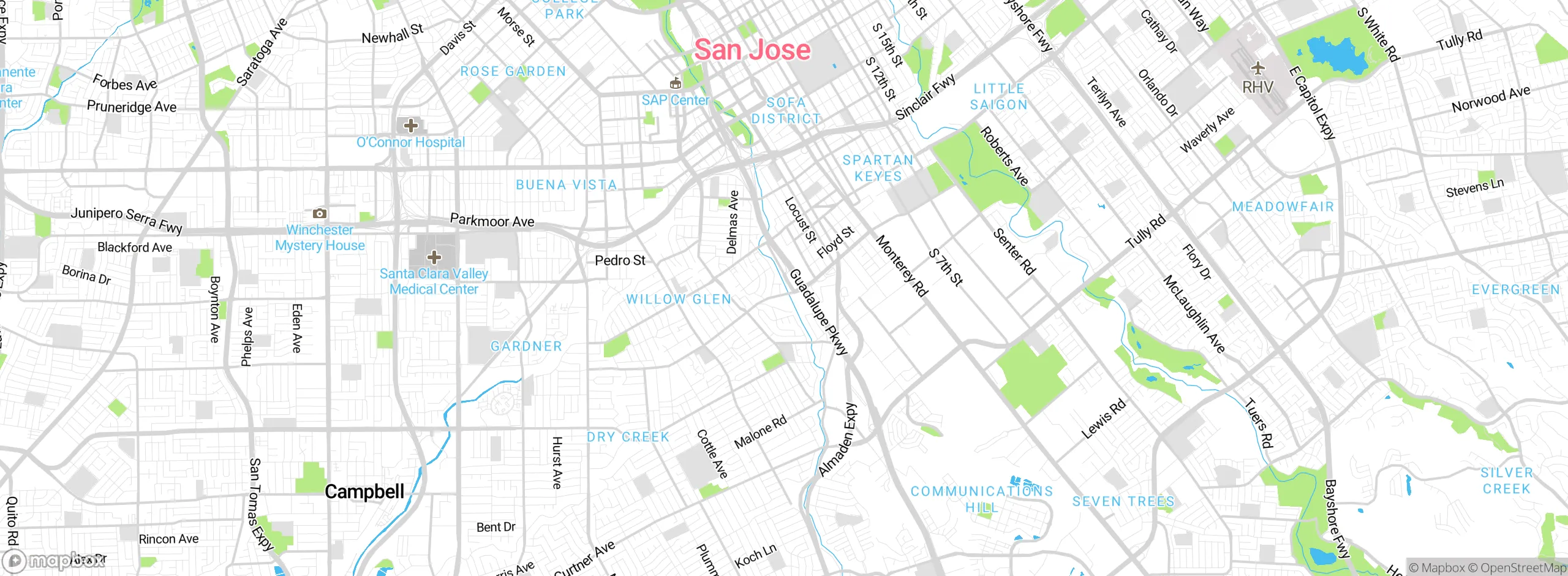 Map showing approximate location