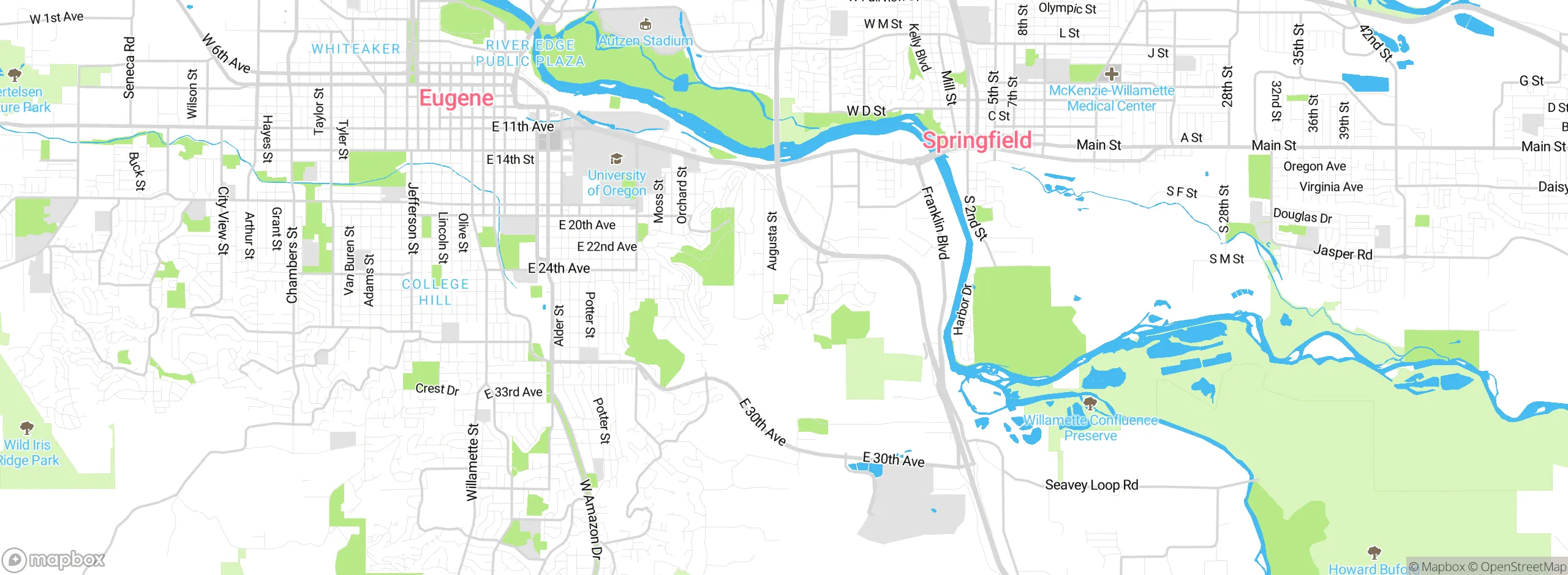 Map showing approximate location