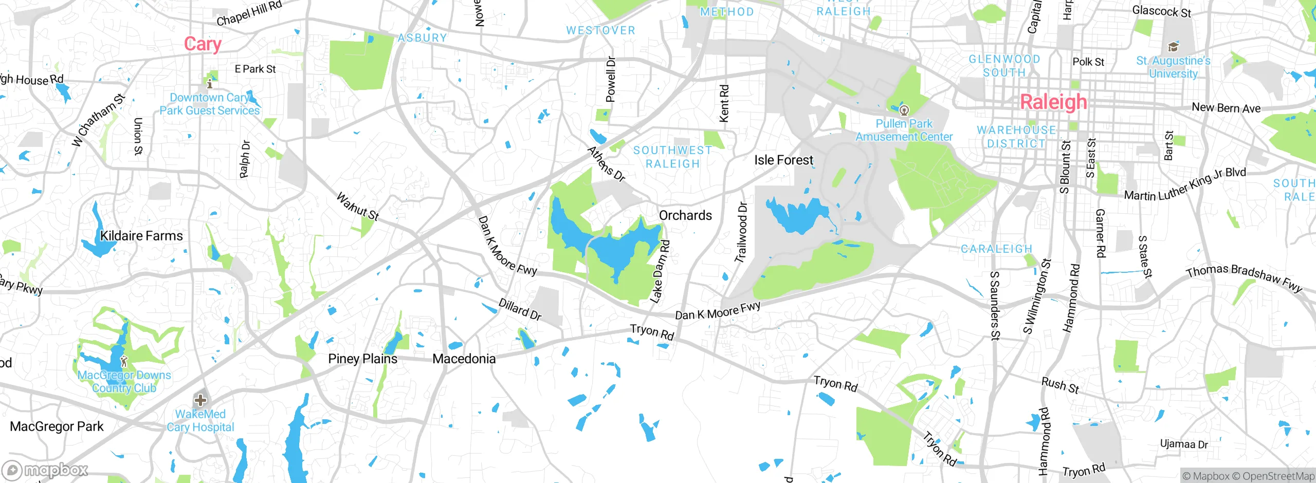 Map showing approximate location