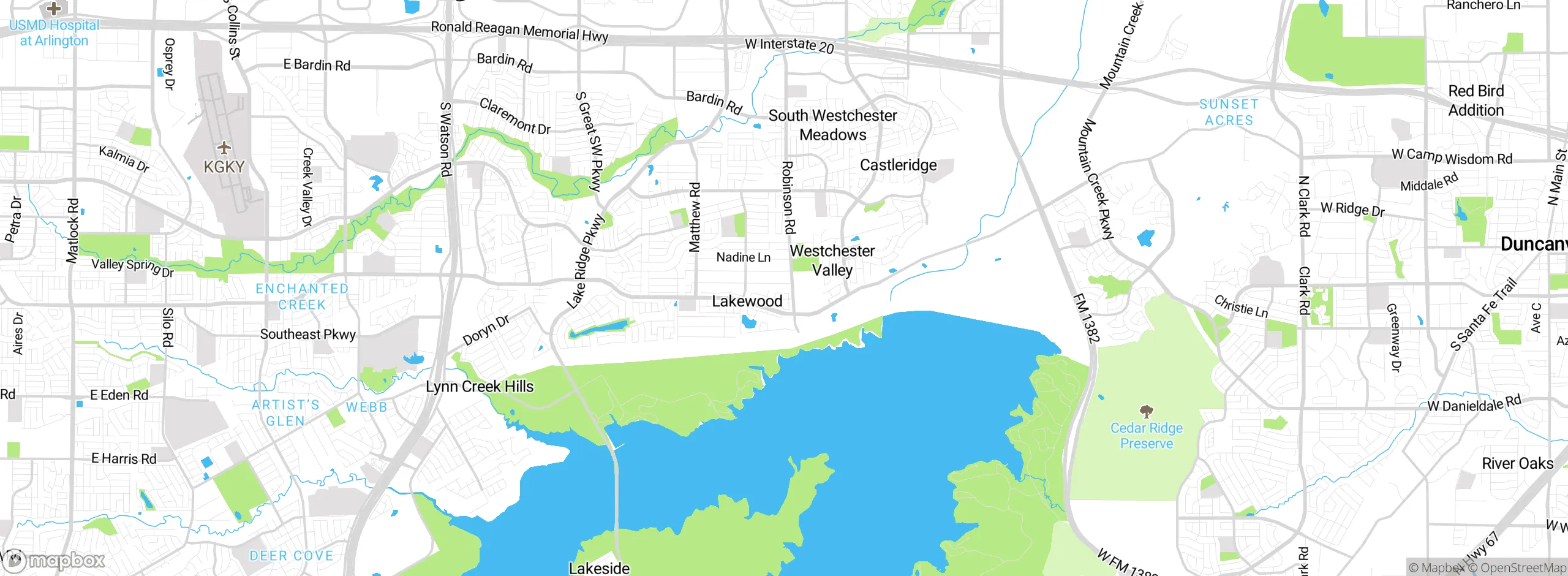 Map showing approximate location