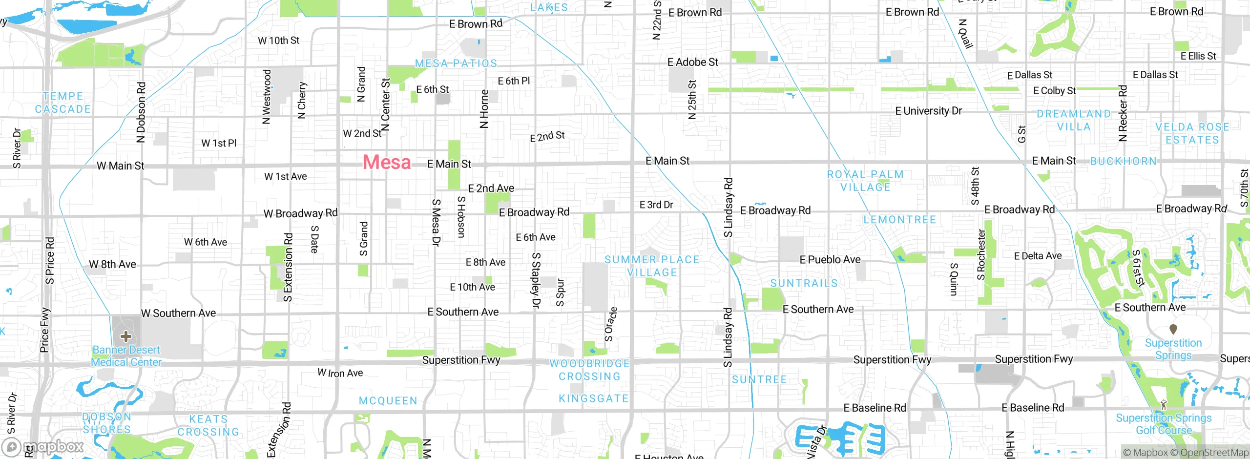 Map showing approximate location