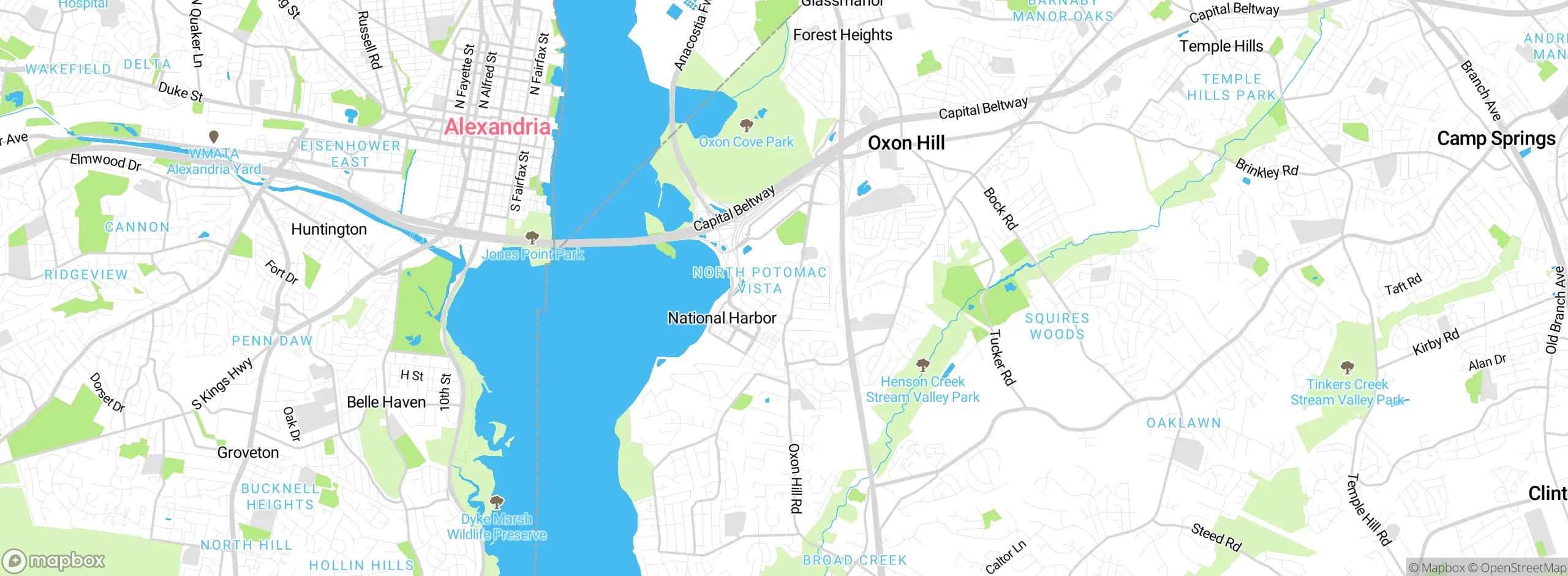 Map showing approximate location