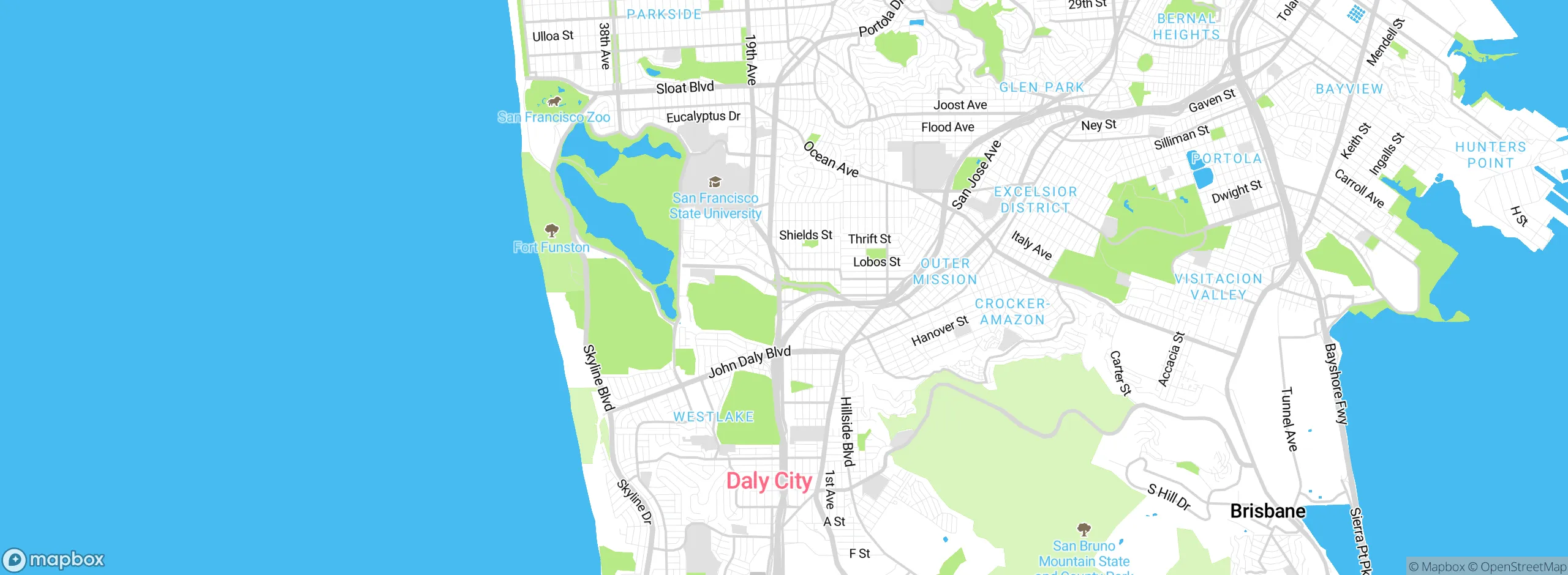 Map showing approximate location