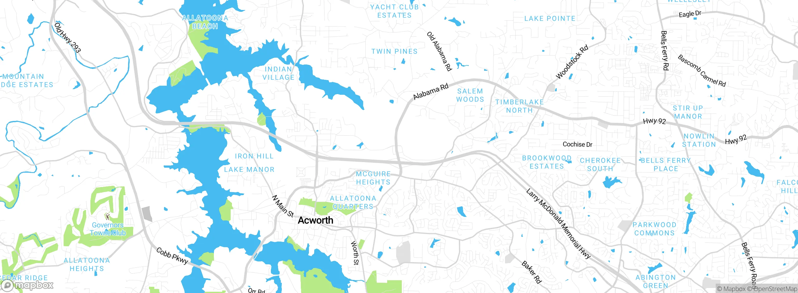 Map showing approximate location
