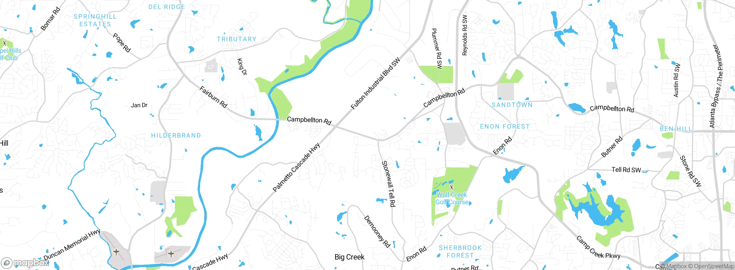 Map showing approximate location