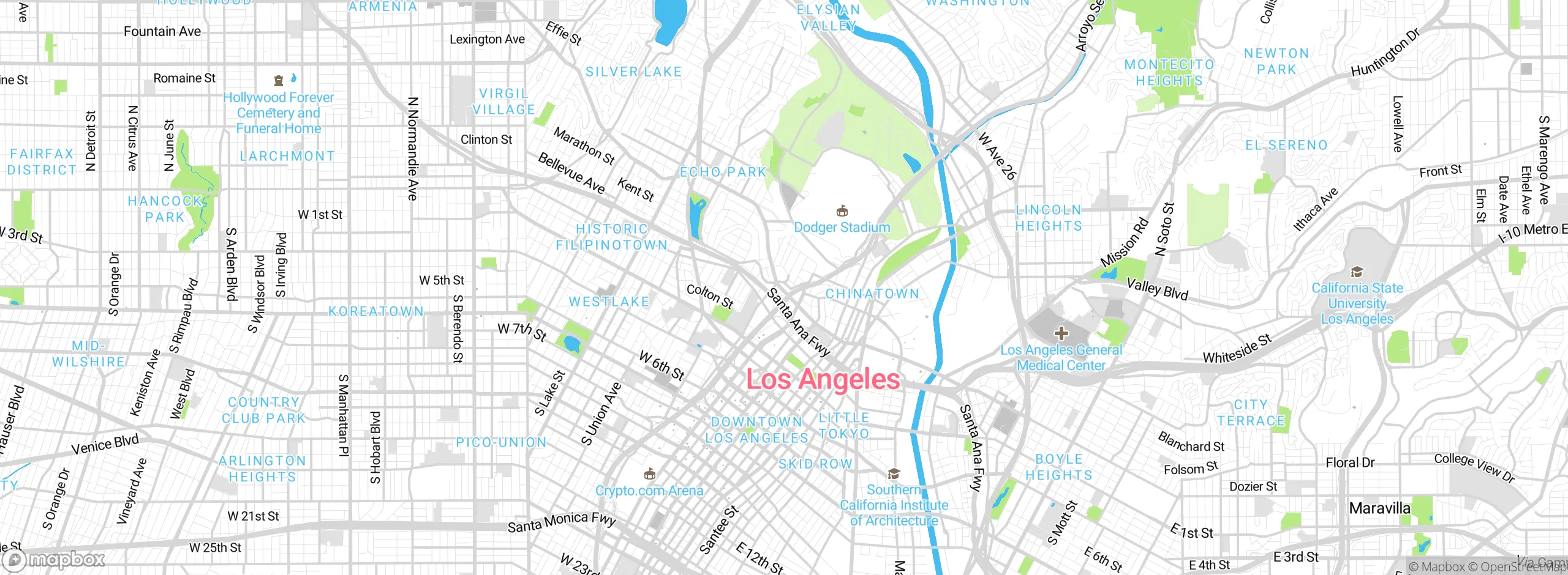 Map showing approximate location
