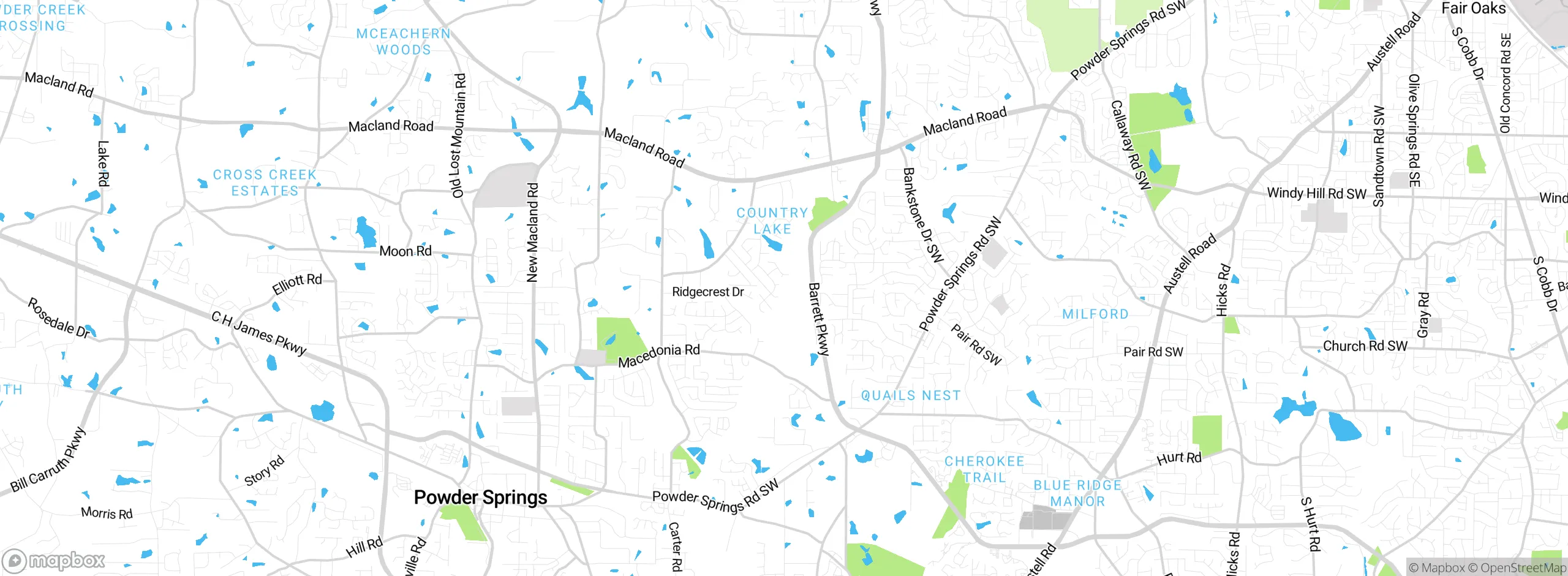 Map showing approximate location