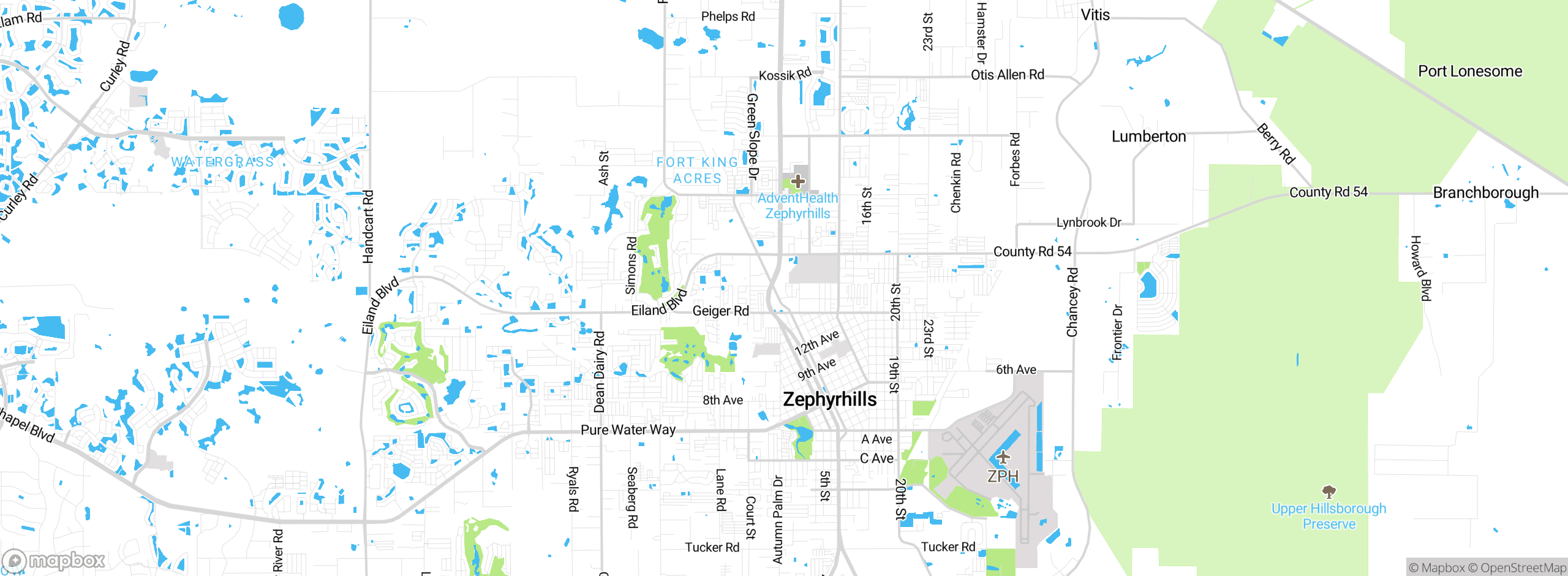 Map showing approximate location