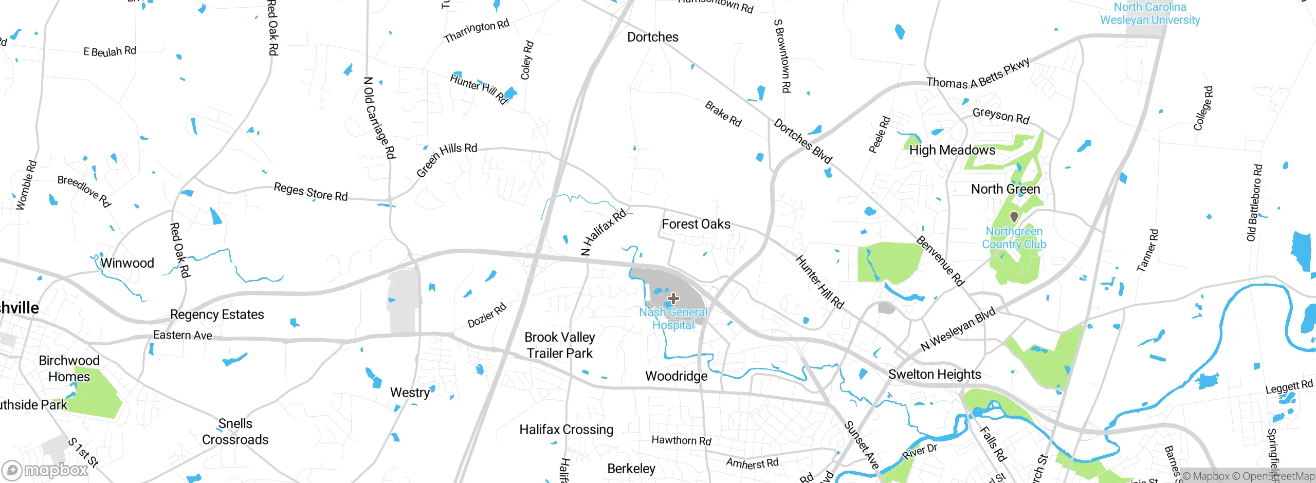 Map showing approximate location