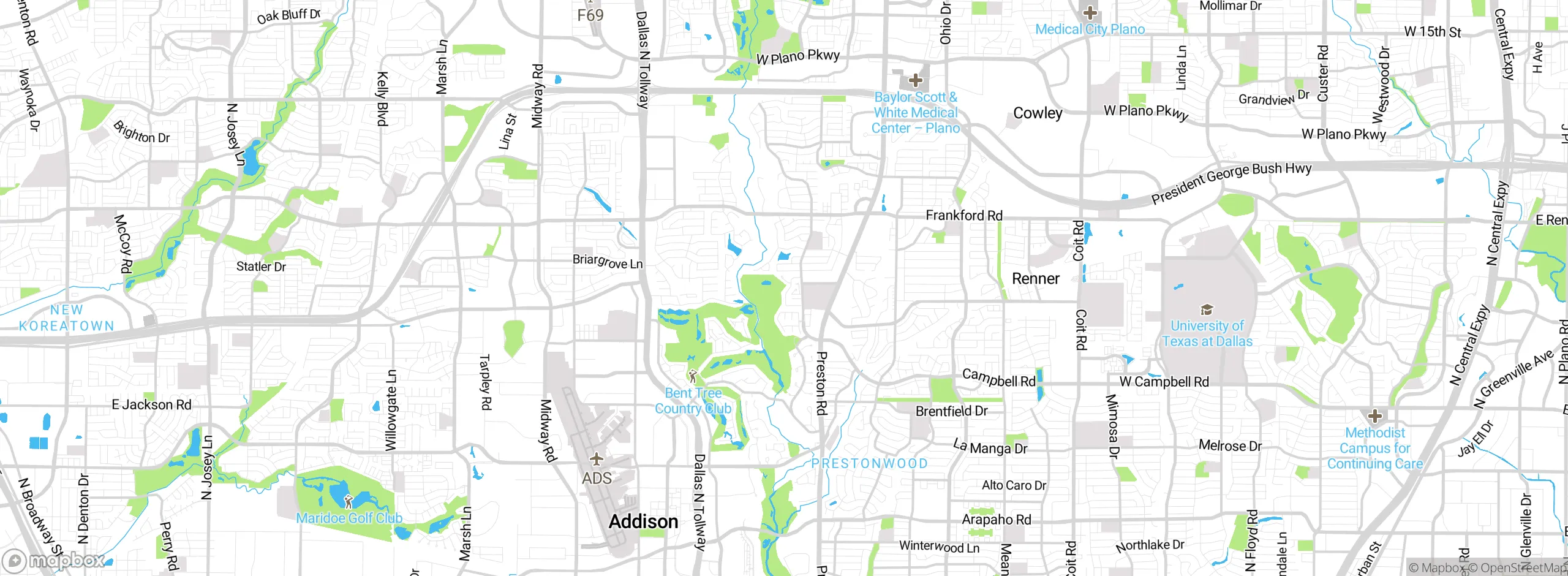 Map showing approximate location
