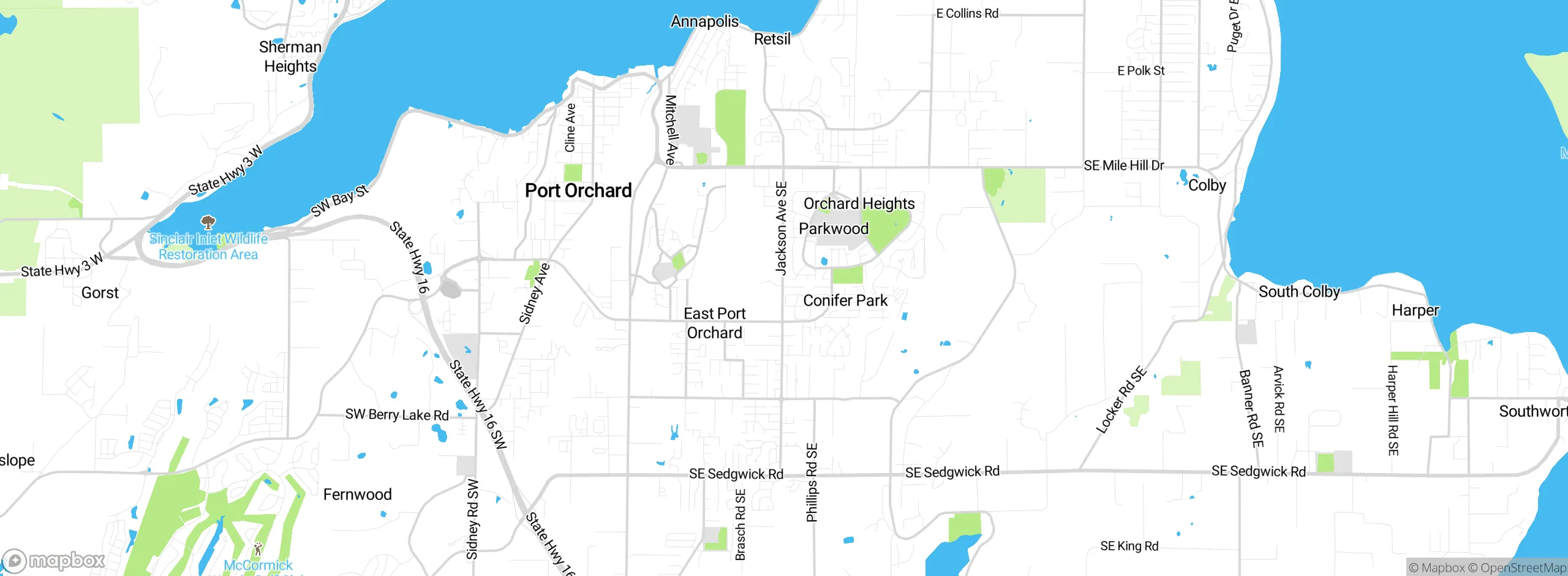 Map showing approximate location