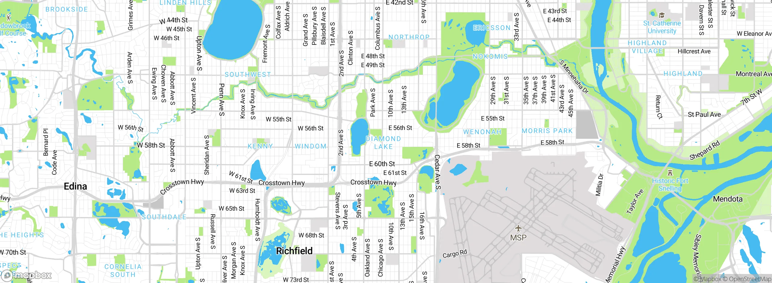 Map showing approximate location