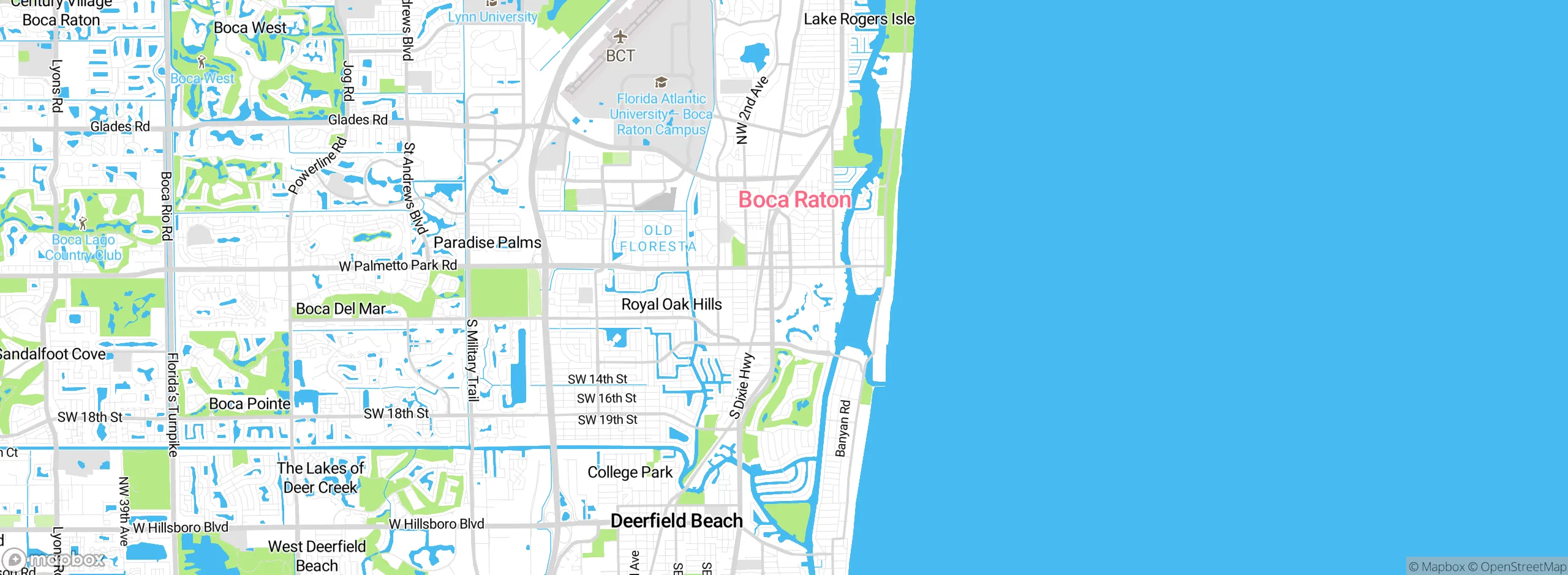 Map showing approximate location