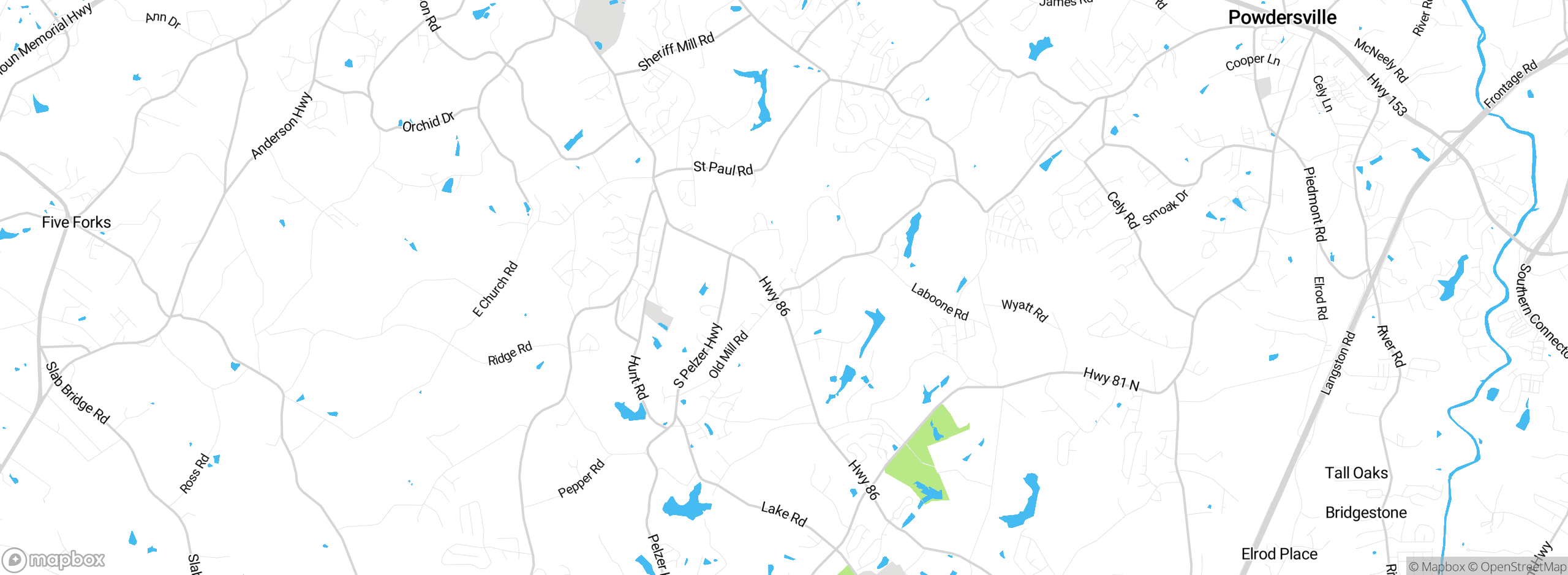 Map showing approximate location