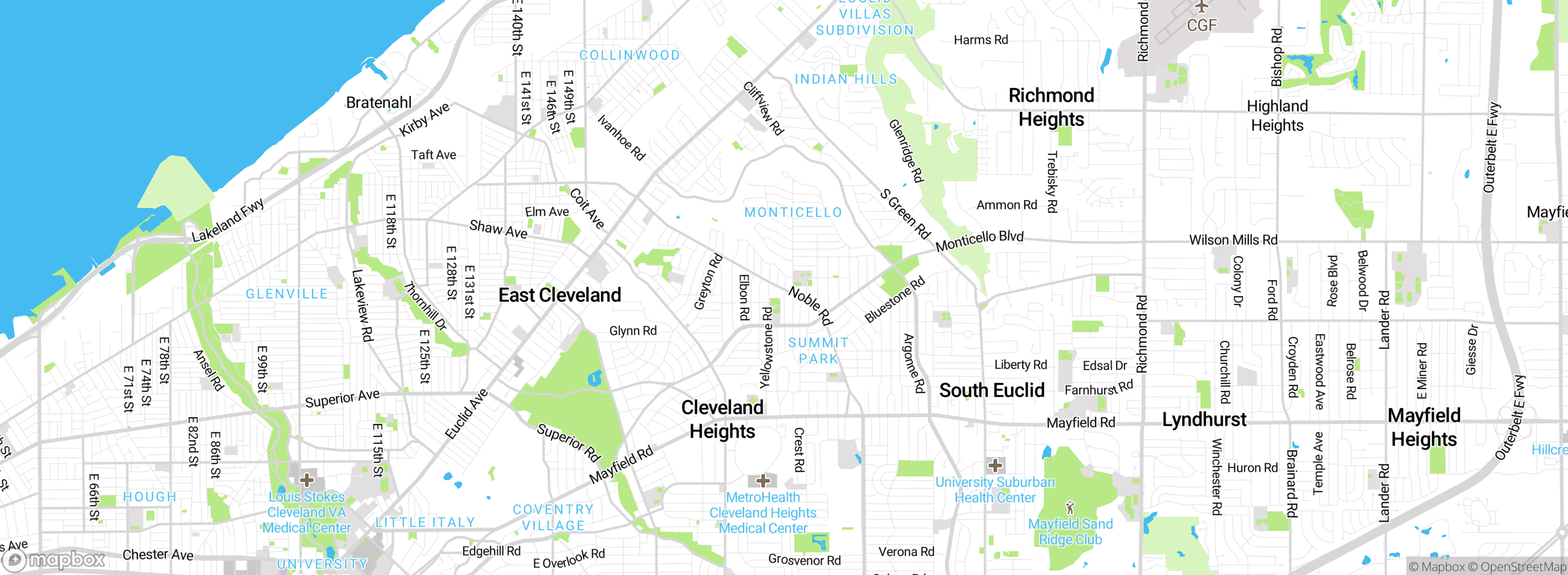 Map showing approximate location