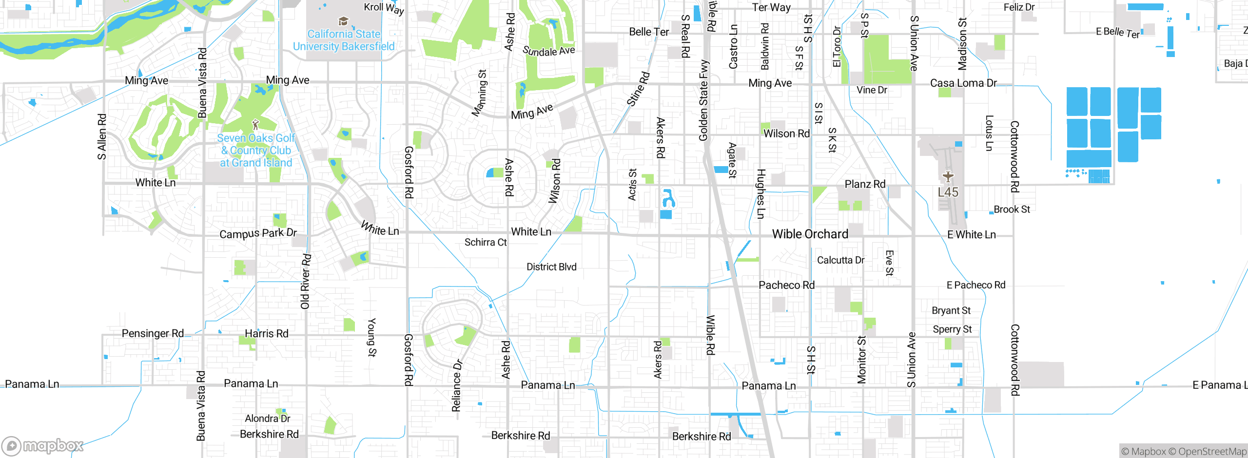Map showing approximate location