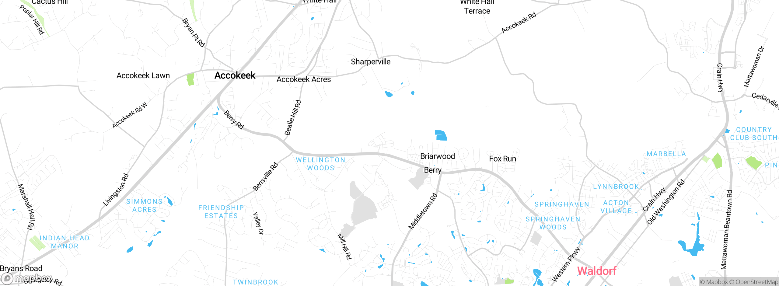 Map showing approximate location