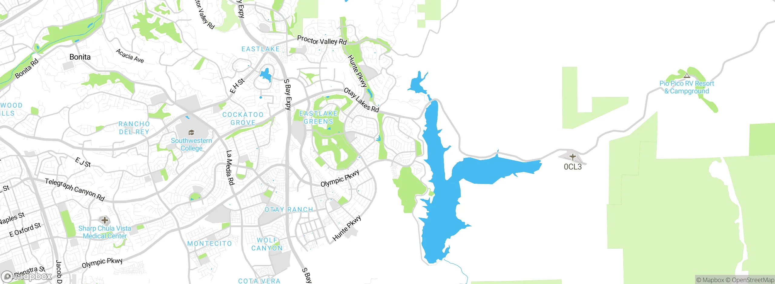 Map showing approximate location