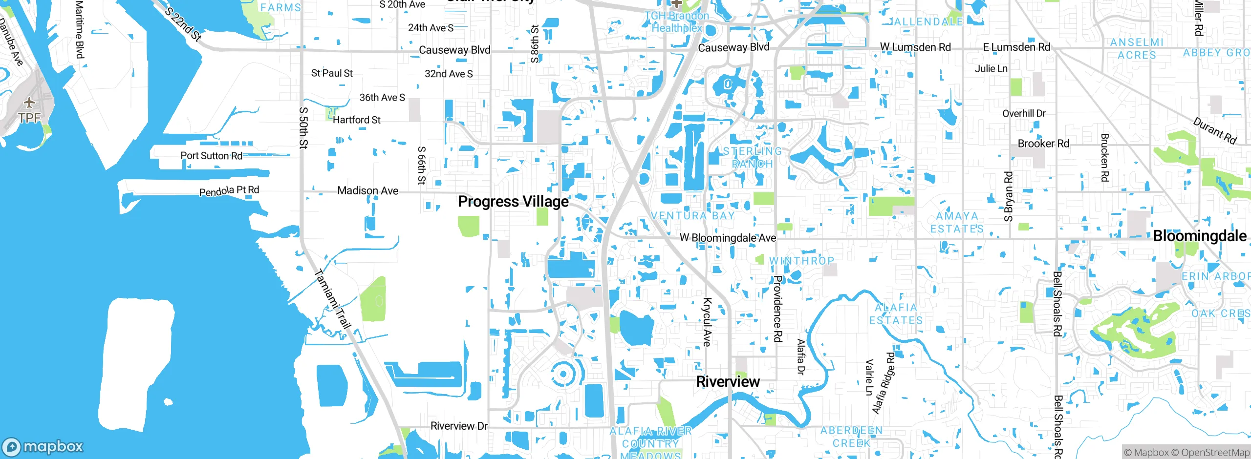 Map showing approximate location