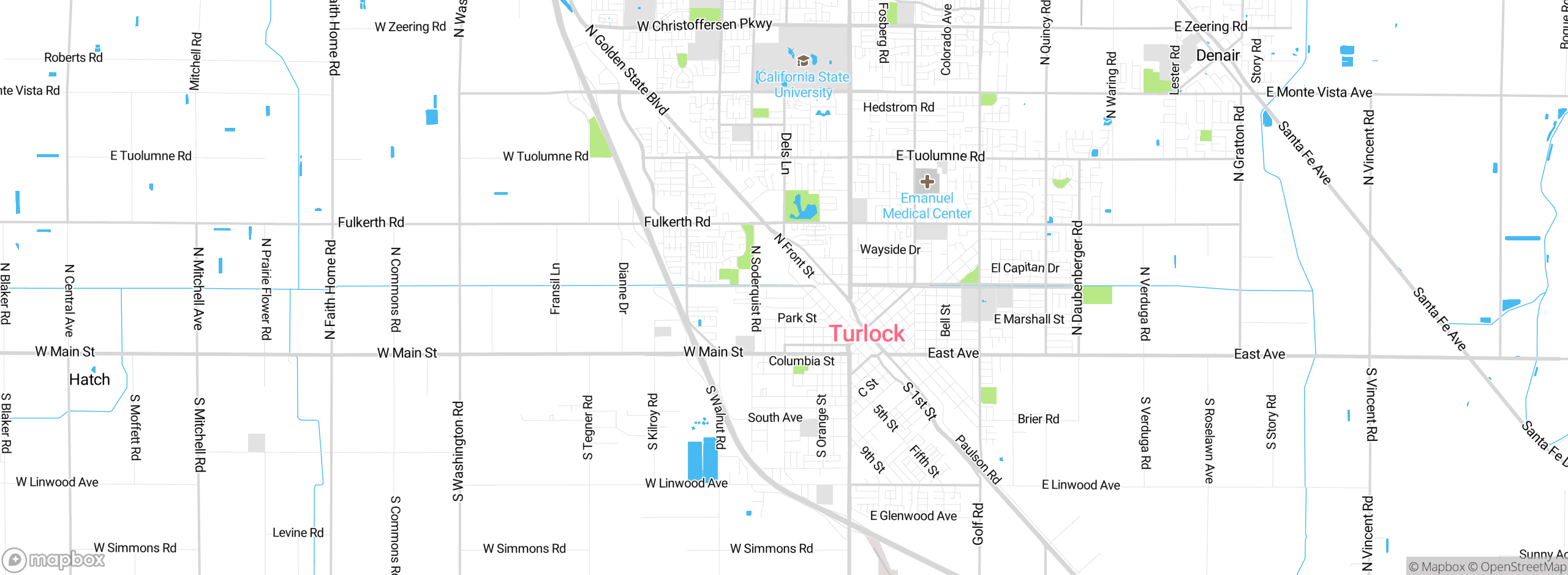 Map showing approximate location