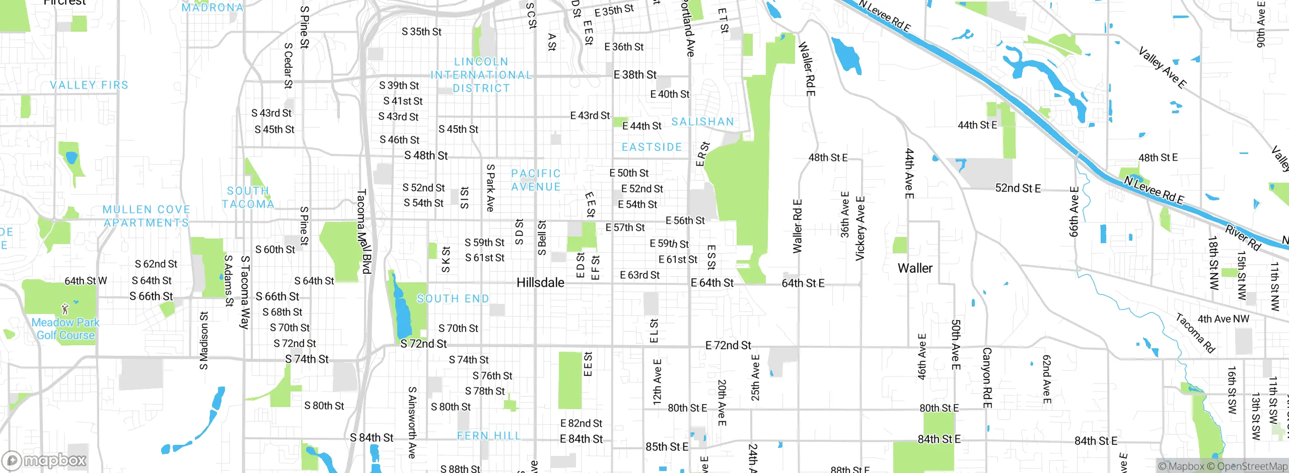 Map showing approximate location
