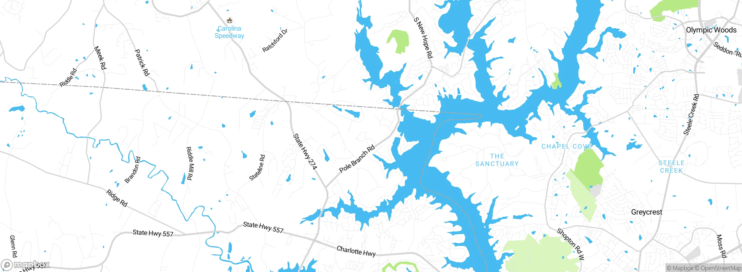Map showing approximate location