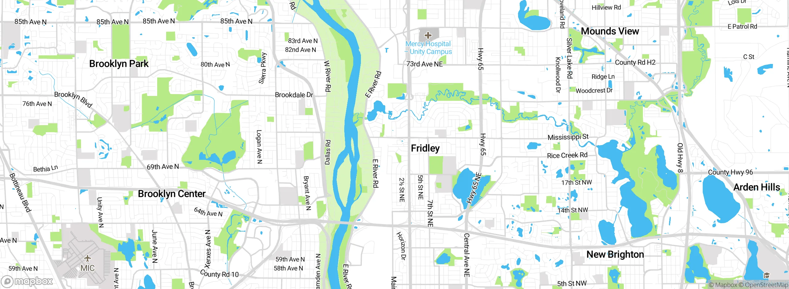 Map showing approximate location