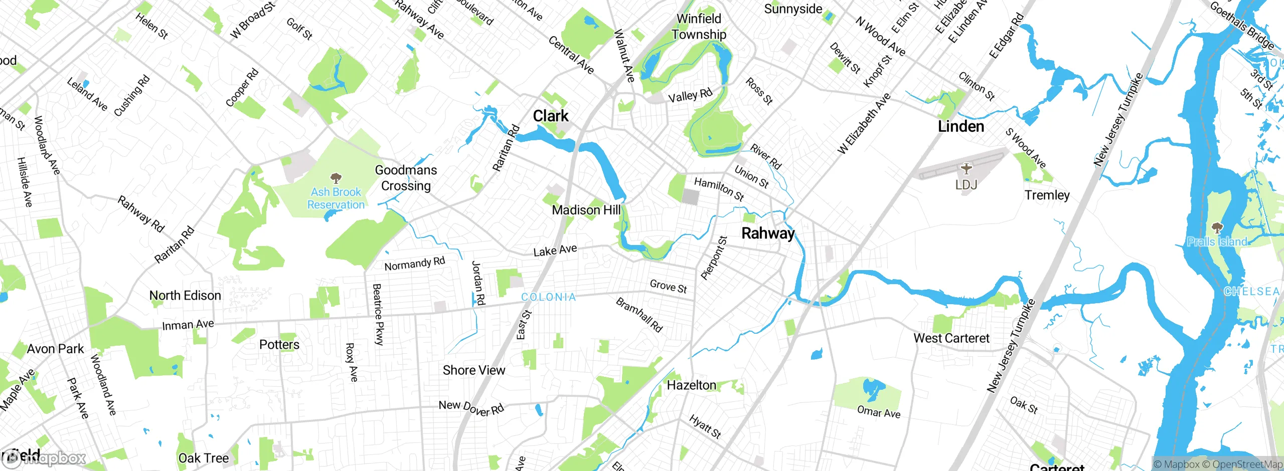 Map showing approximate location