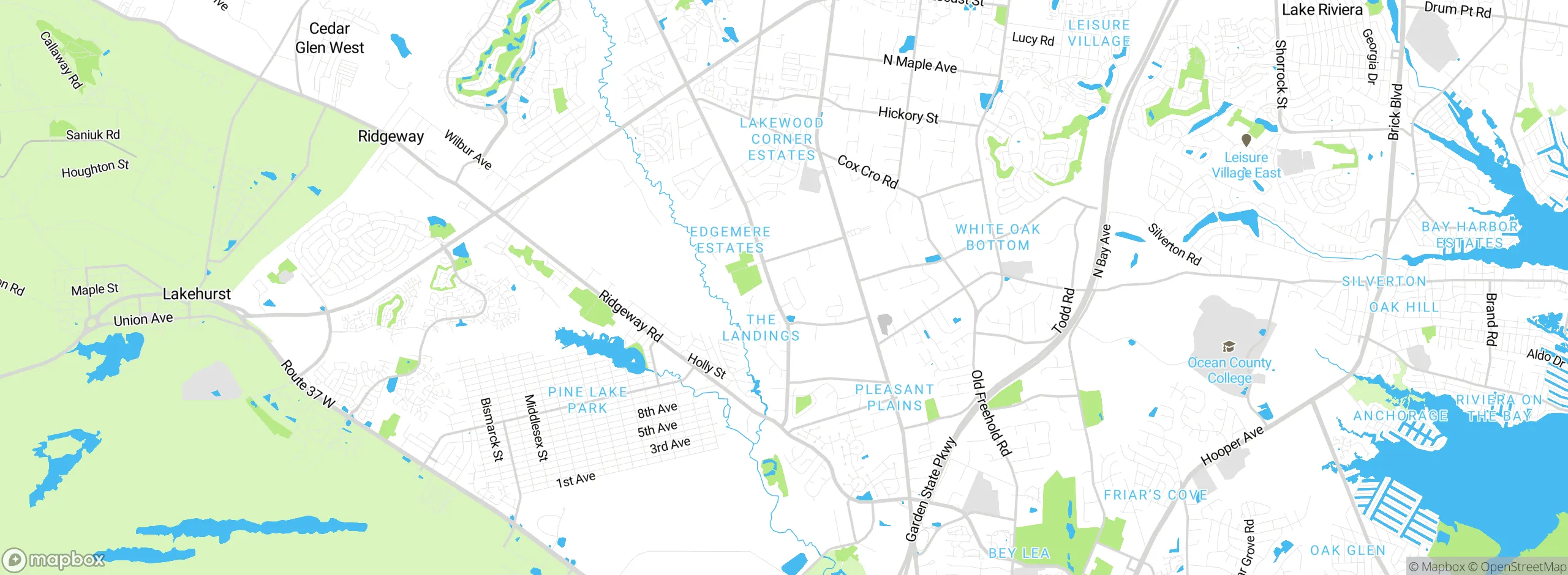 Map showing approximate location