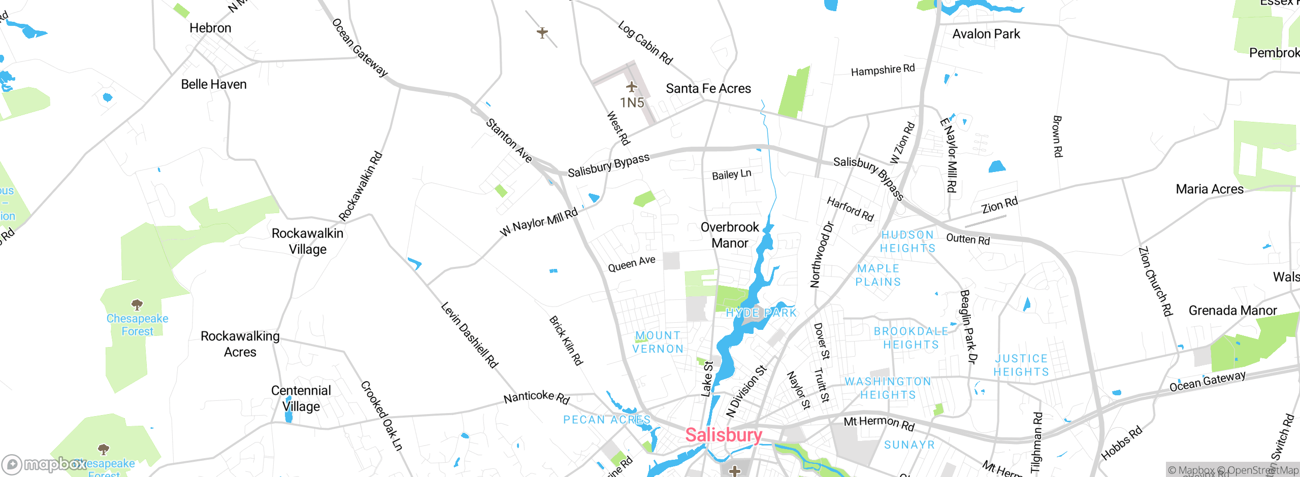 Map showing approximate location