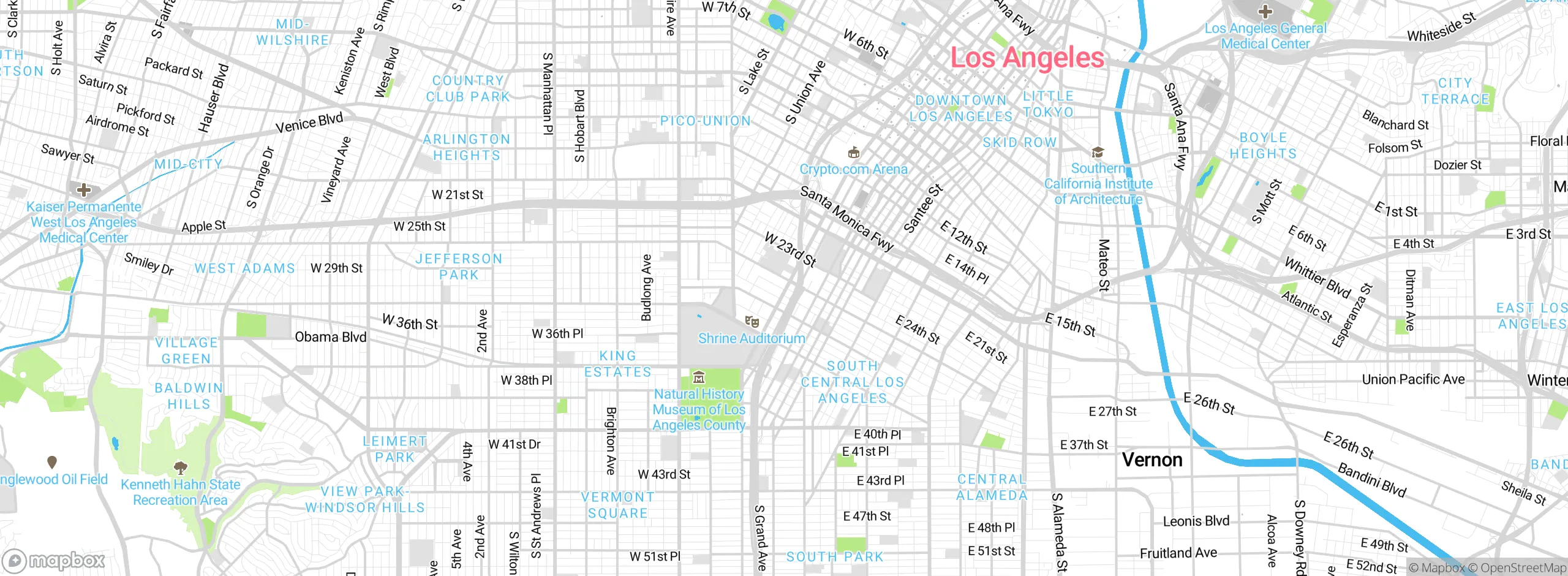 Map showing approximate location