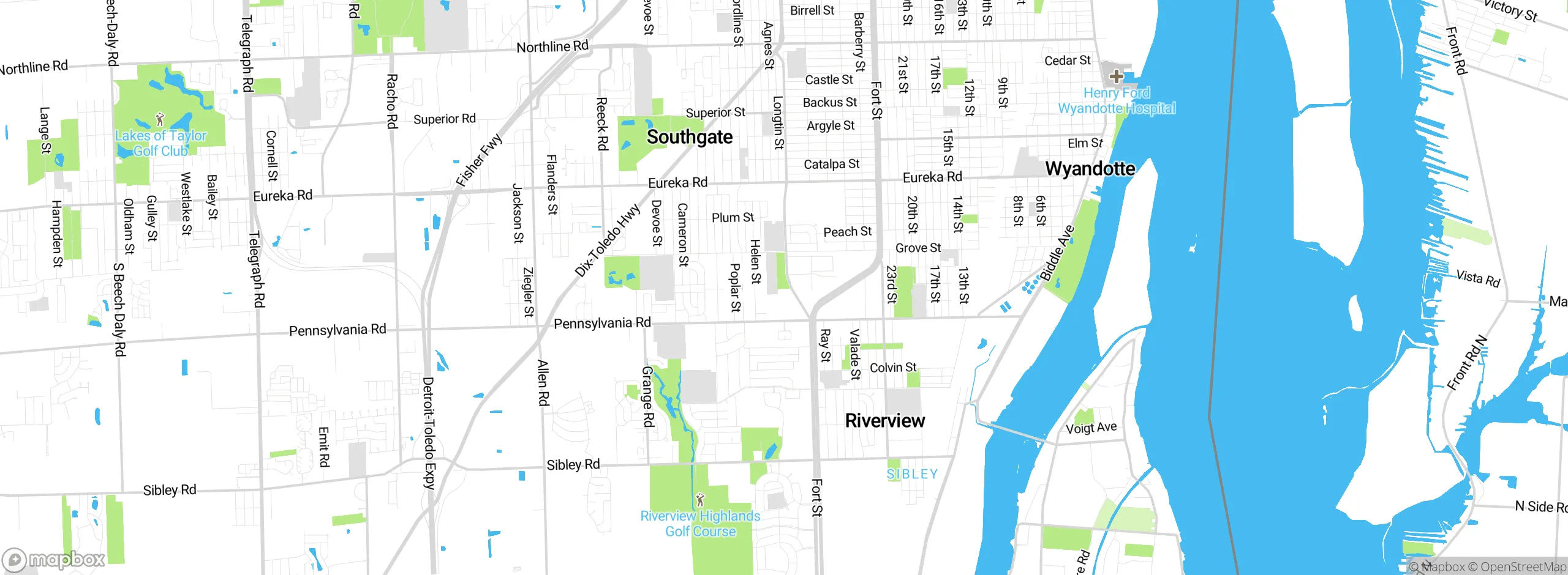 Map showing approximate location