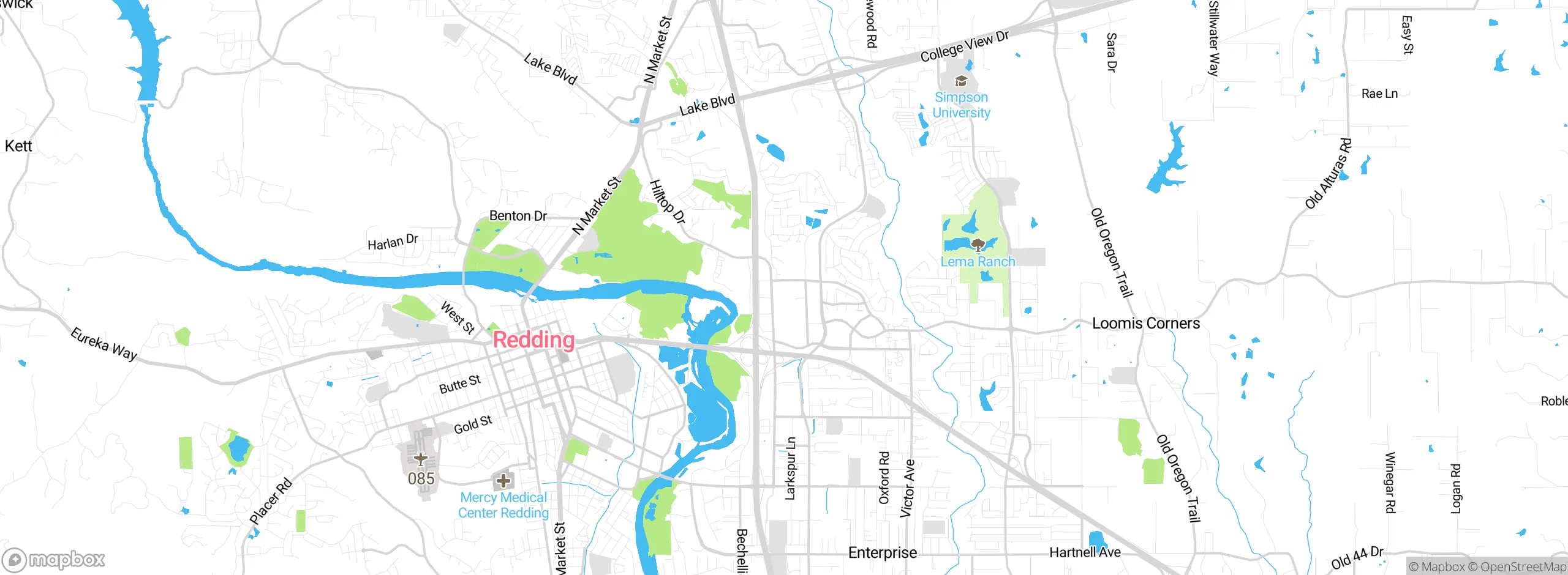 Map showing approximate location