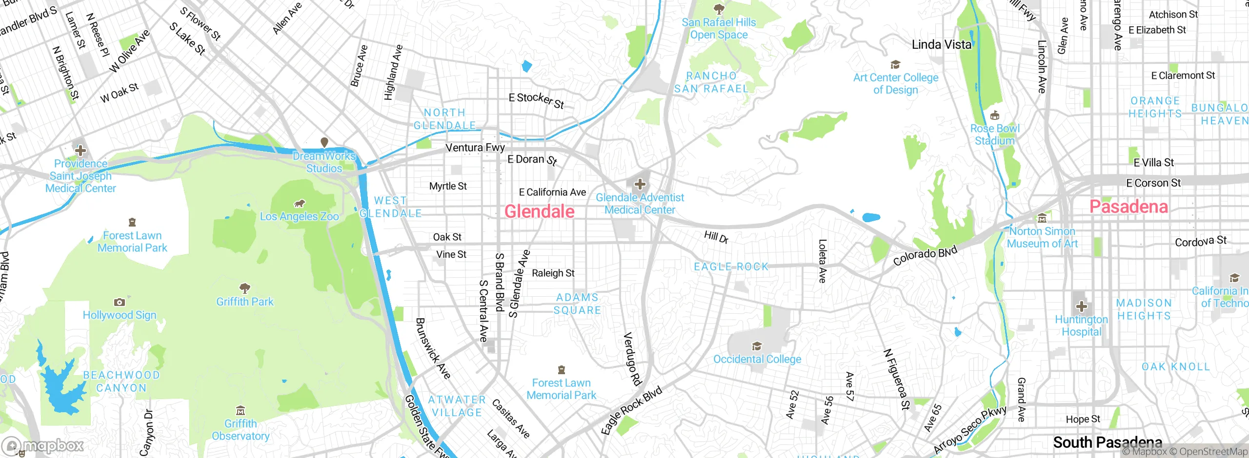 Map showing approximate location