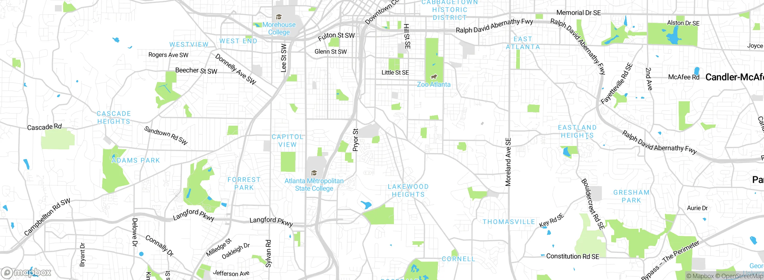 Map showing approximate location