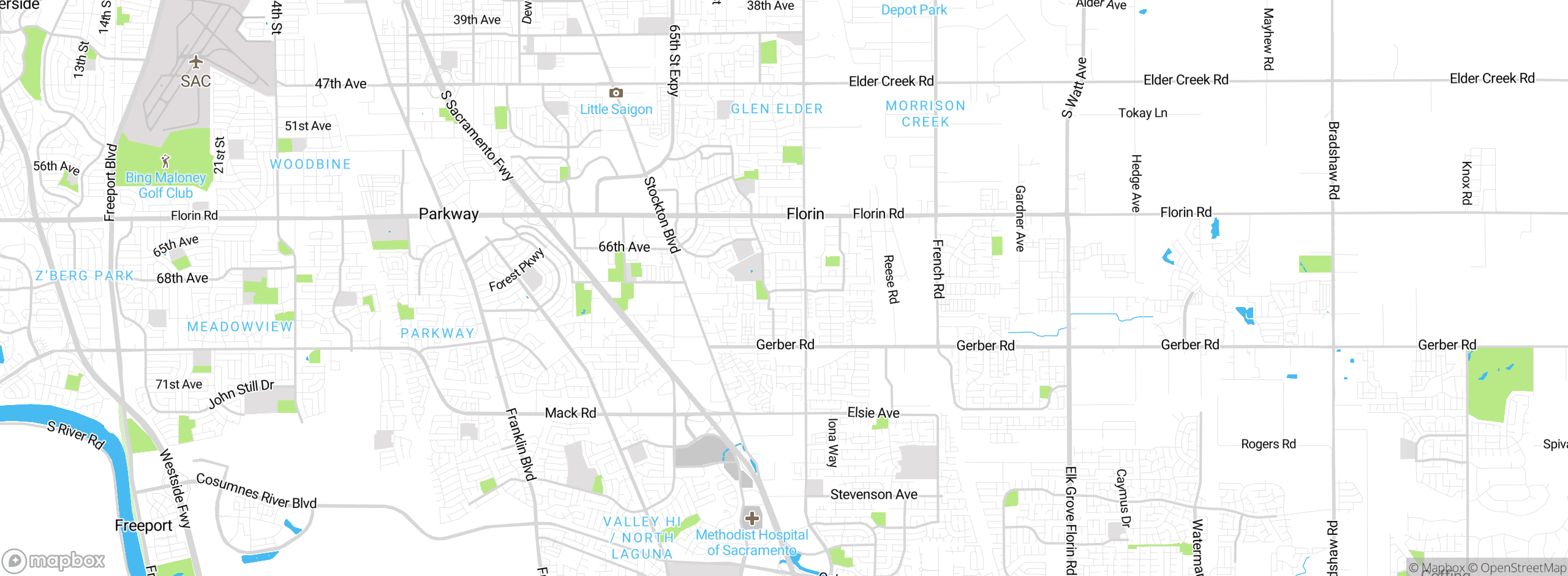 Map showing approximate location