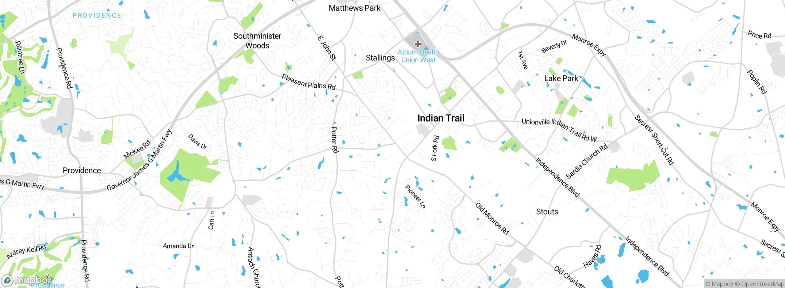 Map showing approximate location