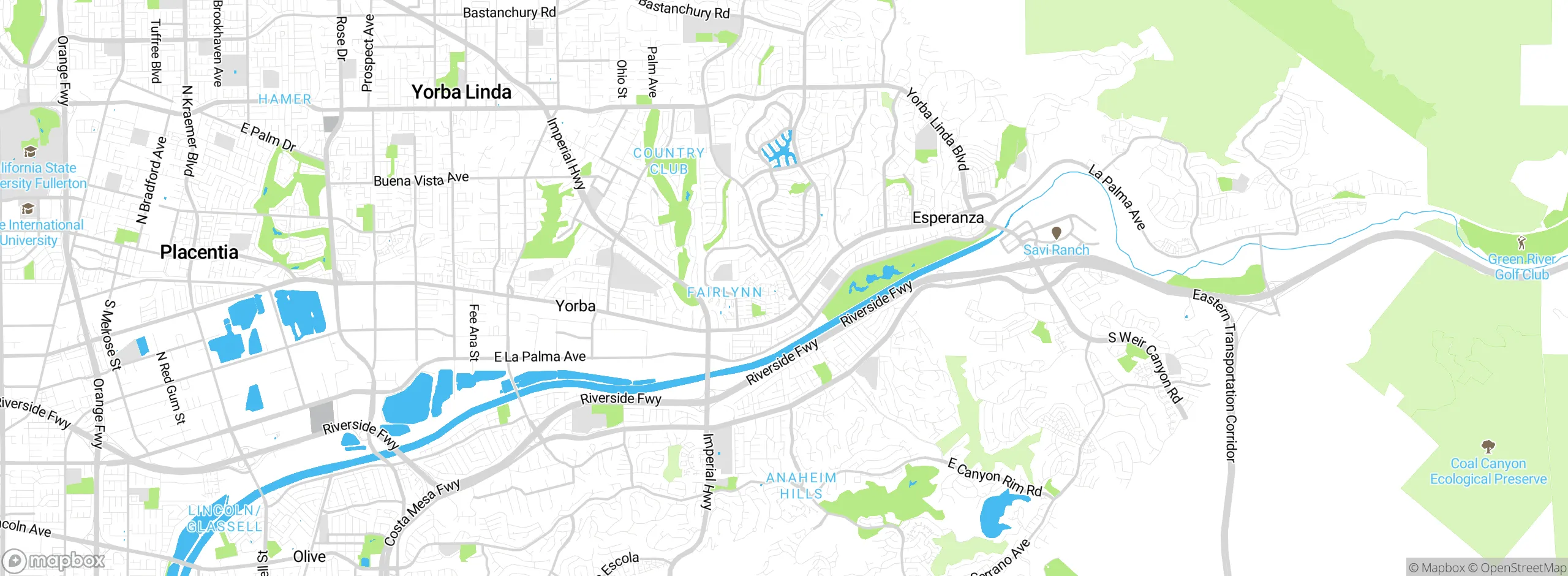 Map showing approximate location