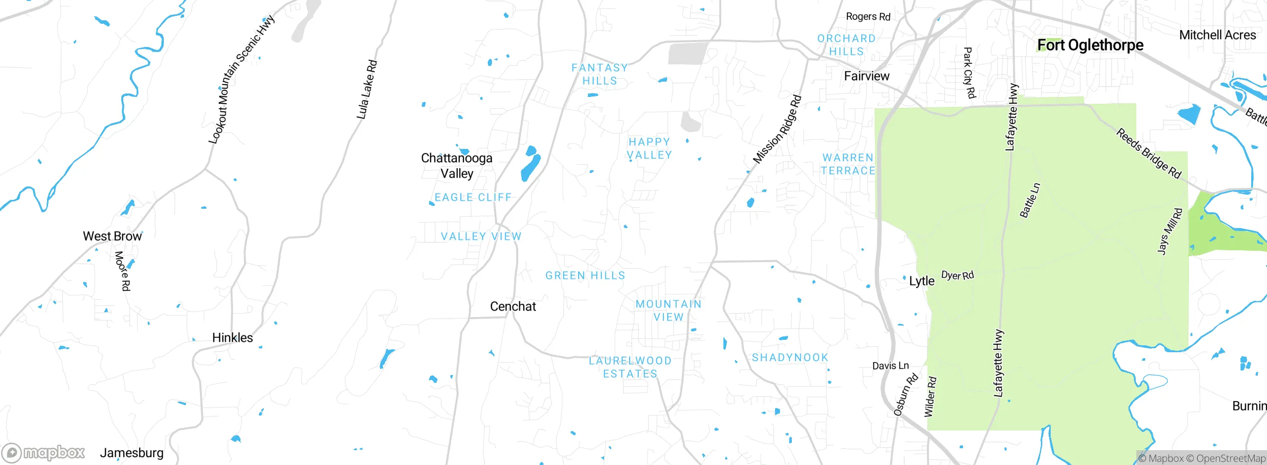Map showing approximate location
