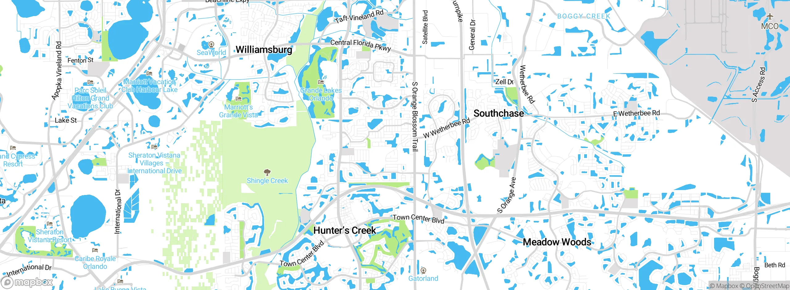Map showing approximate location