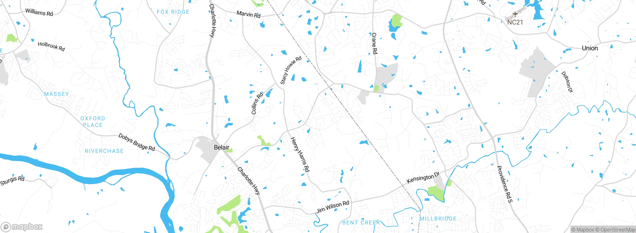 Map showing approximate location