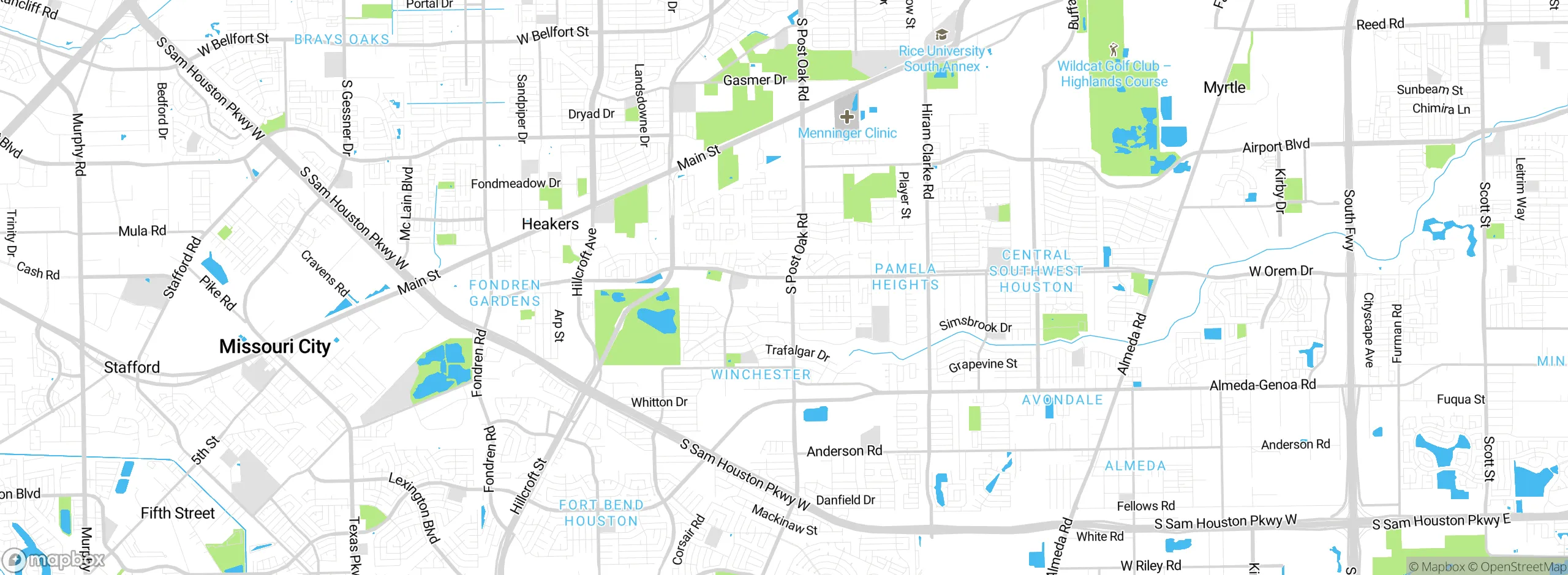 Map showing approximate location